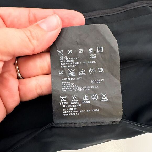 Prada Black Pencil Skirt w Burlap Panel Sz 40 Made in Italy - Picture 6 of 9